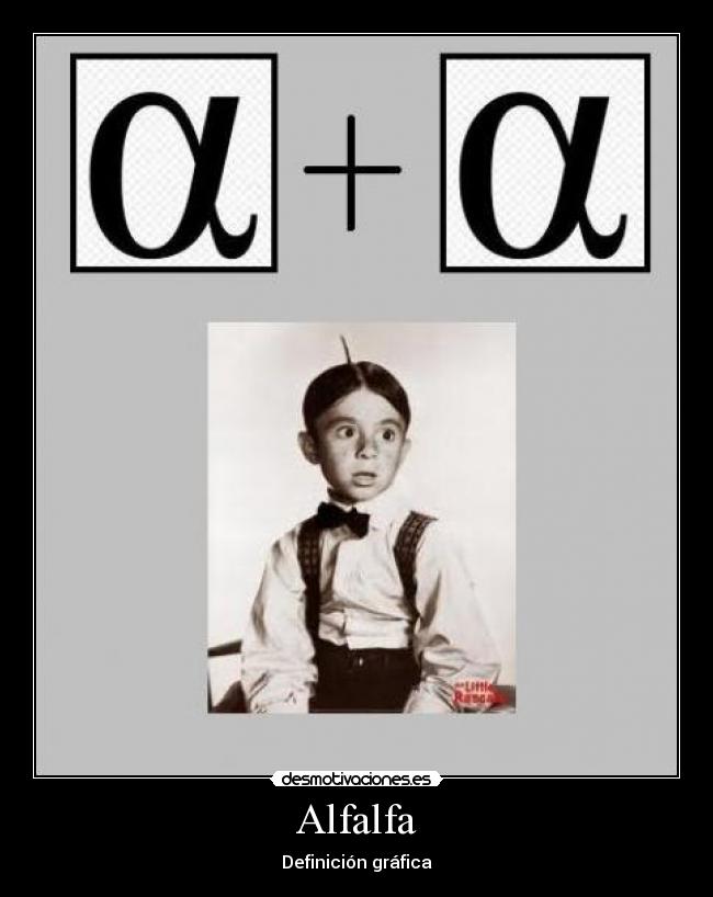 Alfalfa - Definición gráfica