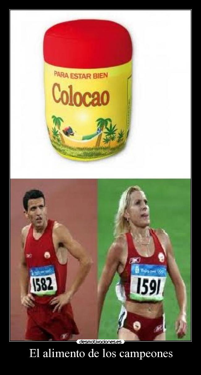 carteles alimento los campeones desmotivaciones