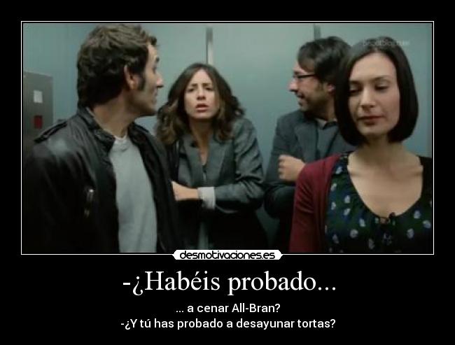 carteles all-bran desayuno cena cereales mala hostia desmotivaciones