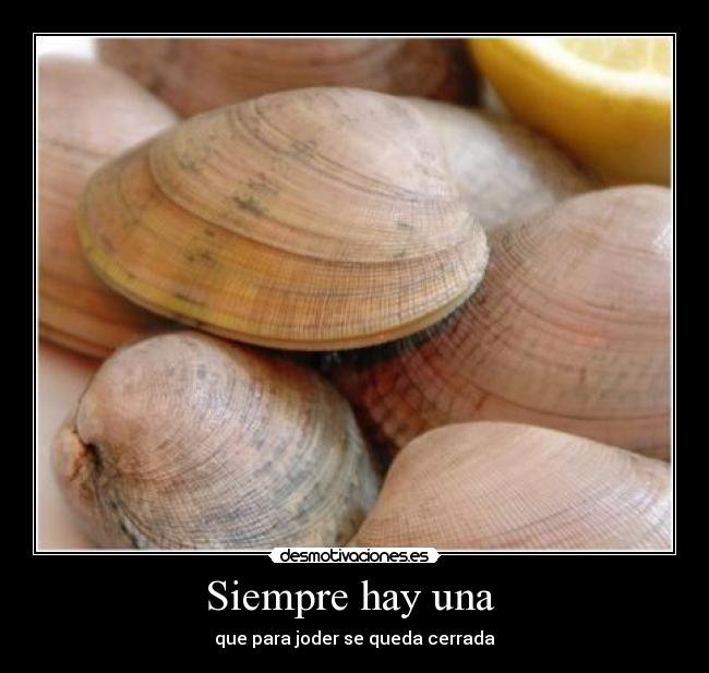 Siempre hay una - que para joder se queda cerrada