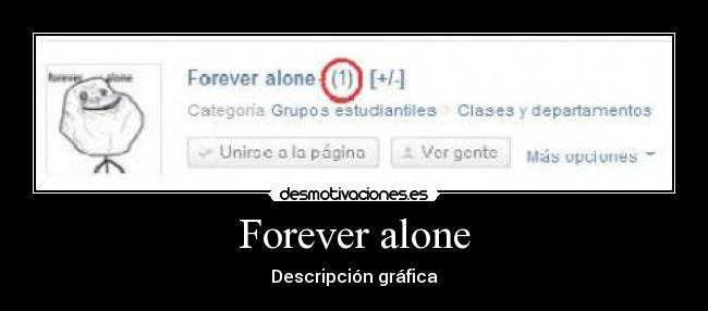carteles forever alone desmotivaciones