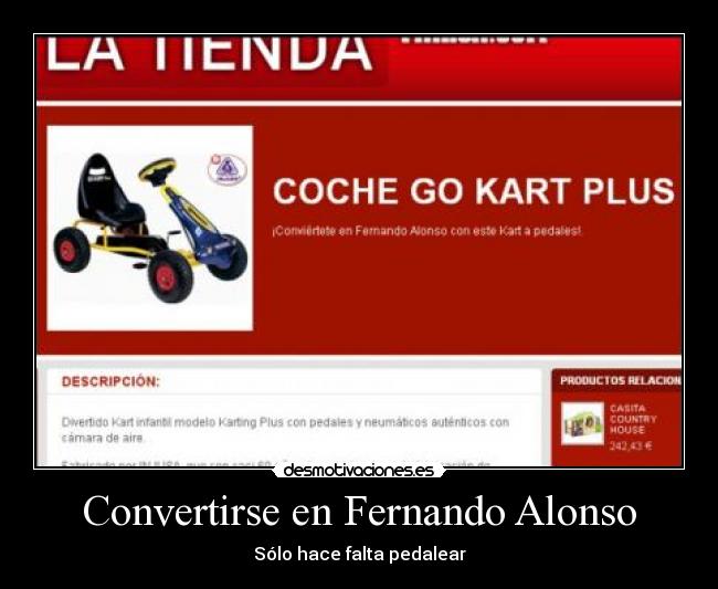 Convertirse en Fernando Alonso -