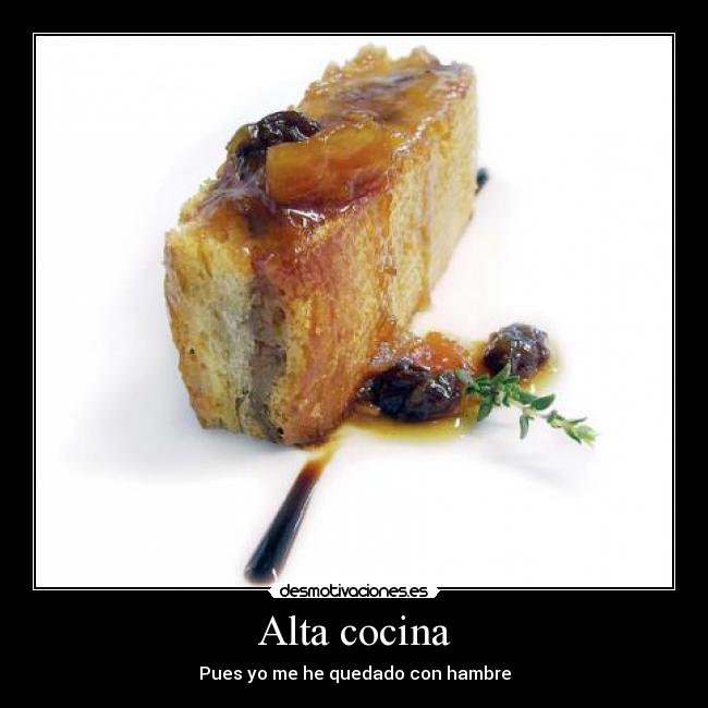 Alta cocina -