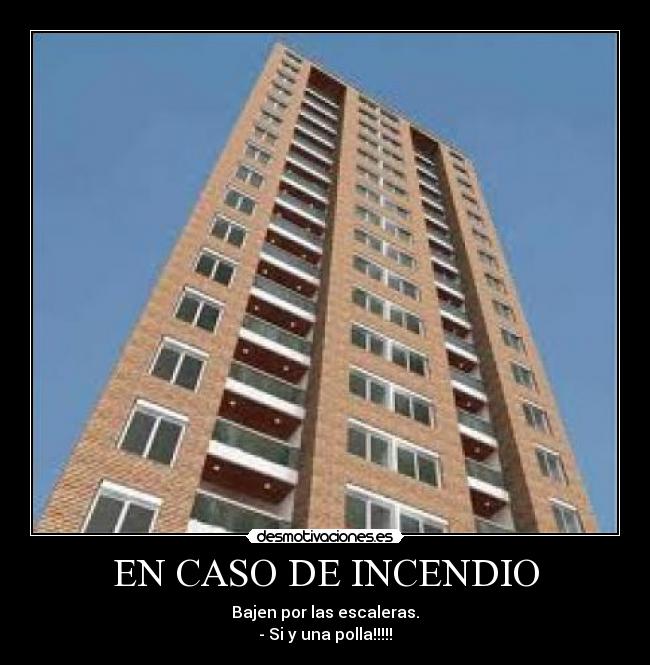 EN CASO DE INCENDIO - 