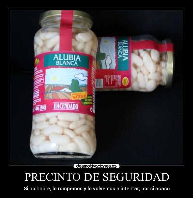 PRECINTO DE SEGURIDAD -