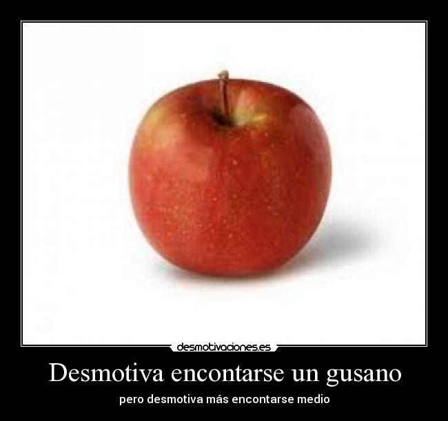 carteles manzanas desmotivaciones
