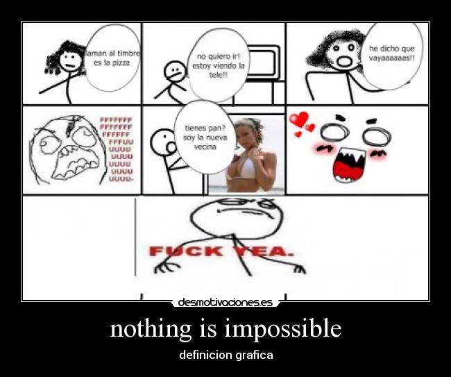 nothing is impossible - definicion grafica