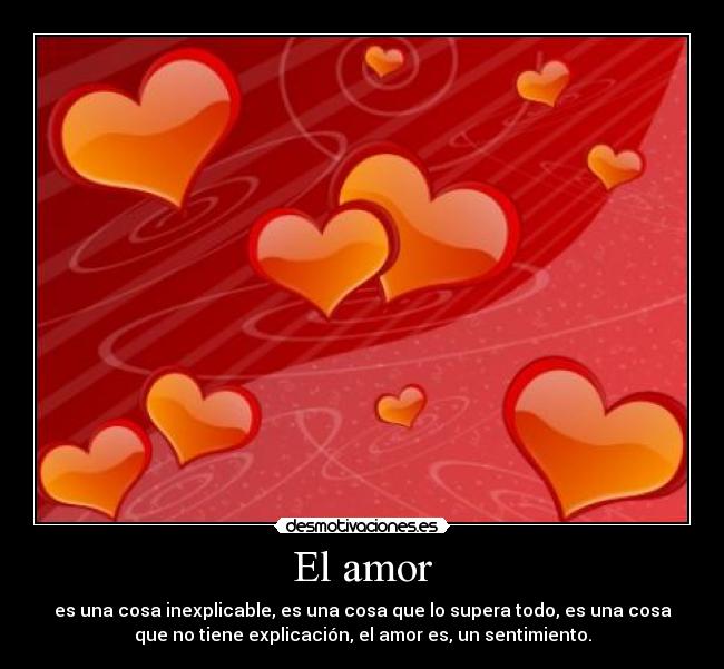 El amor -
