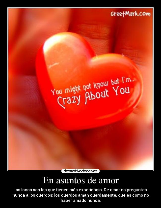 En asuntos de amor -