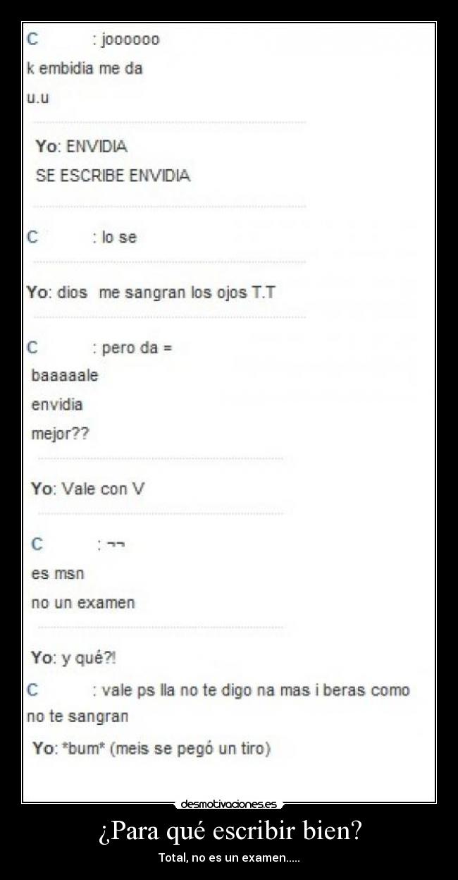 ¿Para qué escribir bien? -