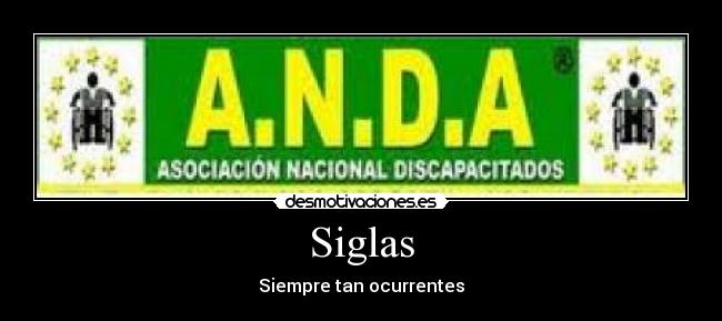 Siglas - 