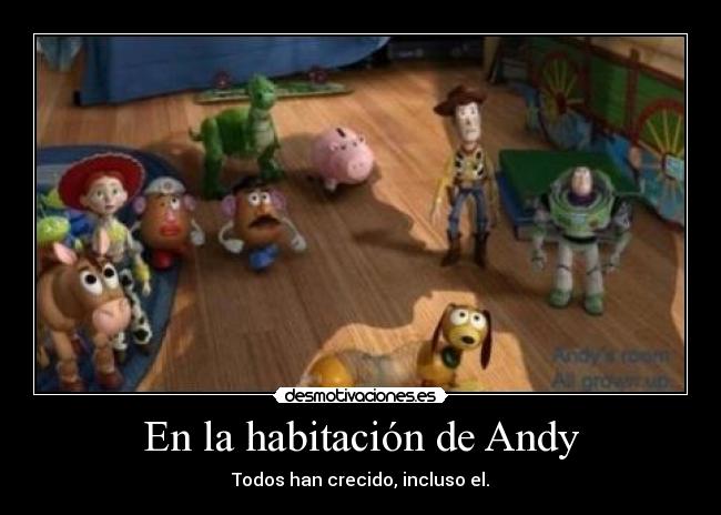 En la habitación de Andy -