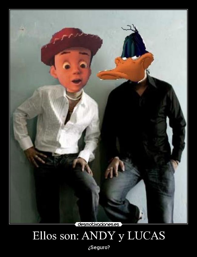 carteles ellos son andy lucas toy story bugs bunny pato seguro fail descripcion grafica fail desmotivaciones
