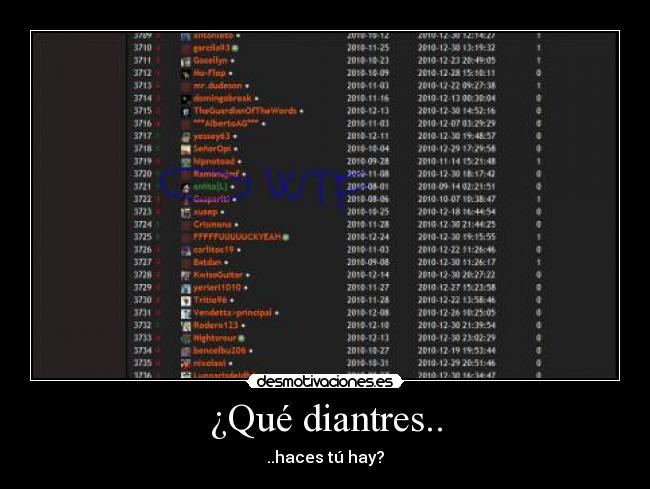 ¿Qué diantres.. - ..haces tú hay?