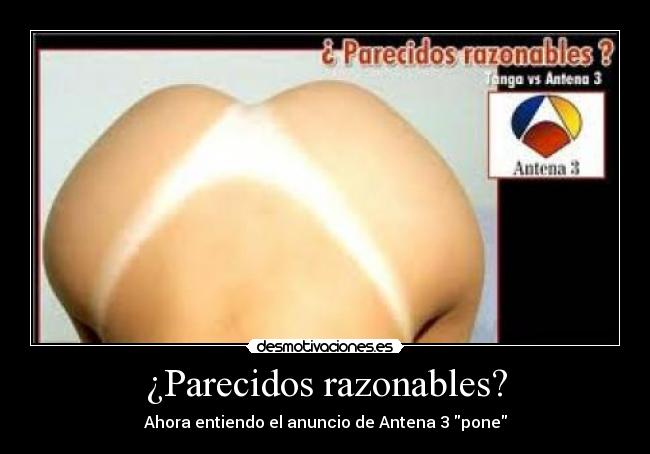 ¿Parecidos razonables? -