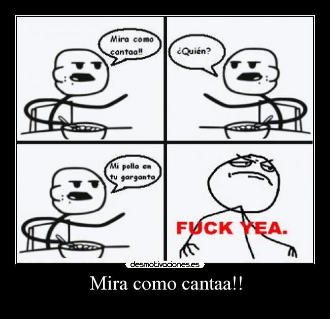 carteles fuck yea canta desmotivaciones