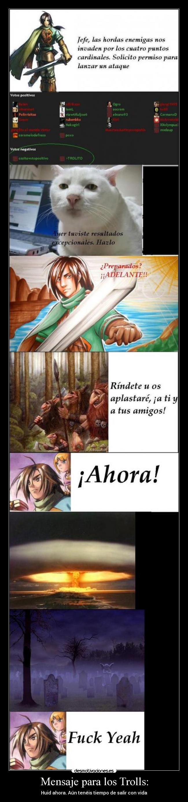 carteles anti troll fj desmotivaciones