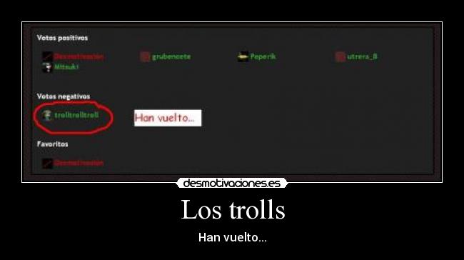 Los trolls - 