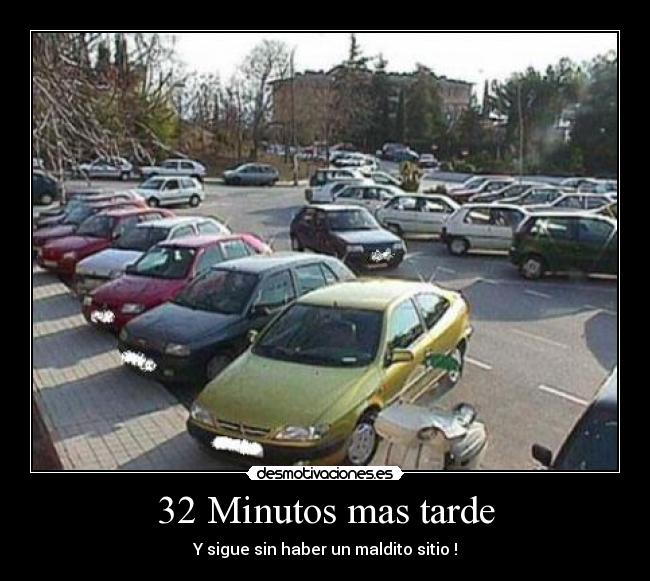 carteles aparcamiento coche desmotivaciones