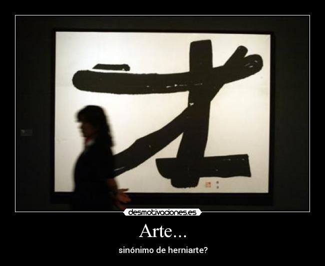 Arte... - sinónimo de herniarte?