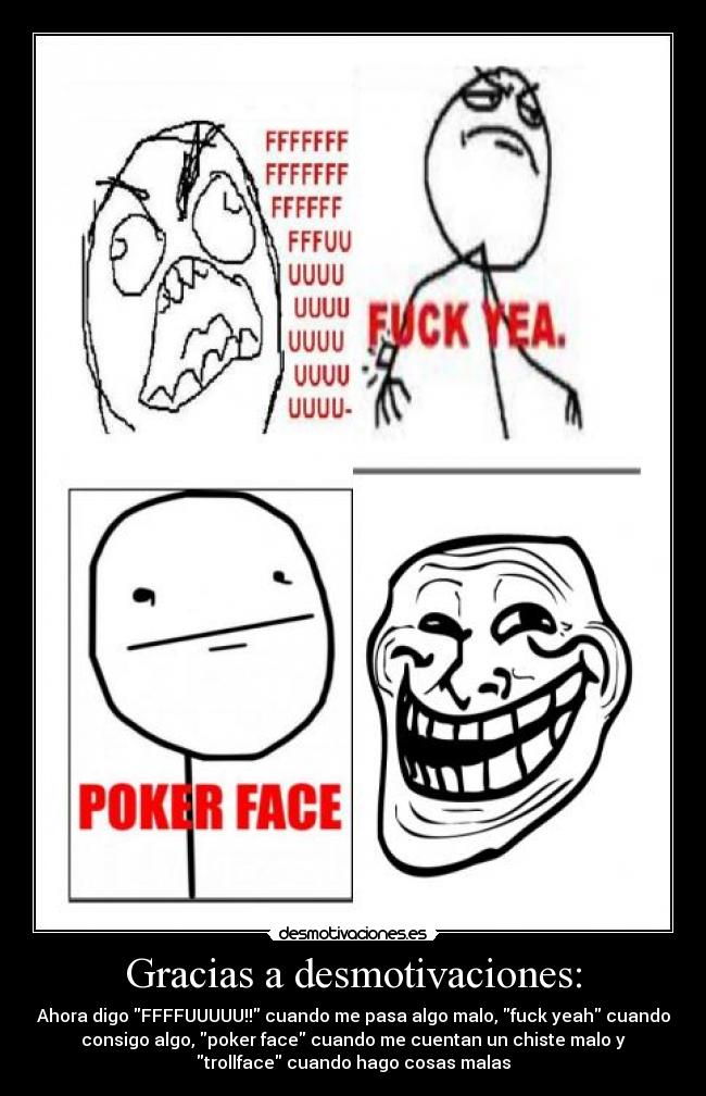 Gracias a desmotivaciones: - 