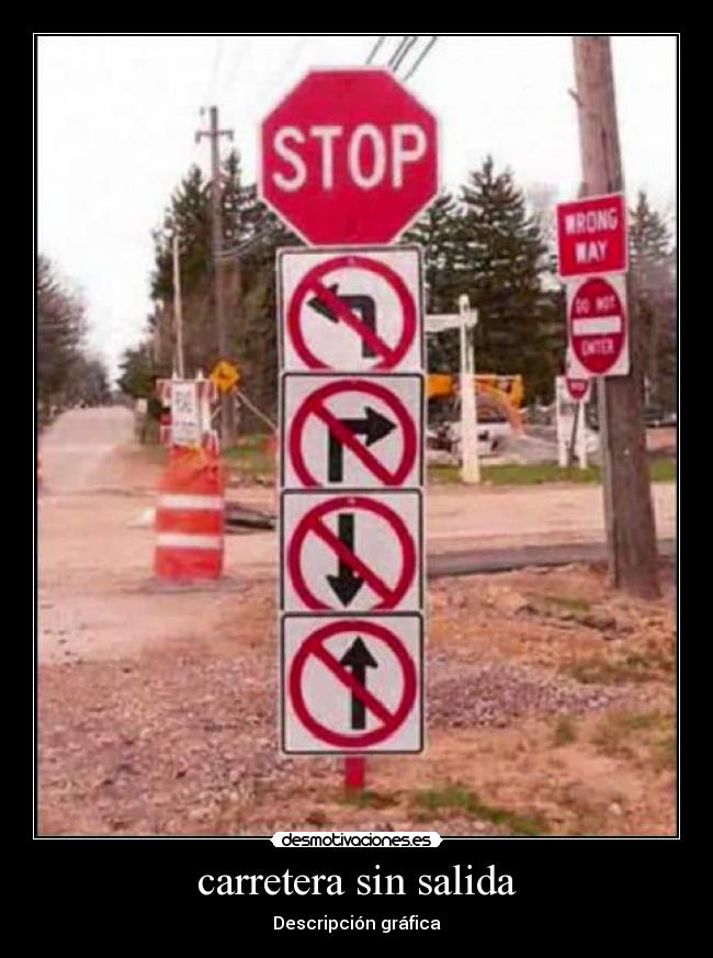carretera sin salida -