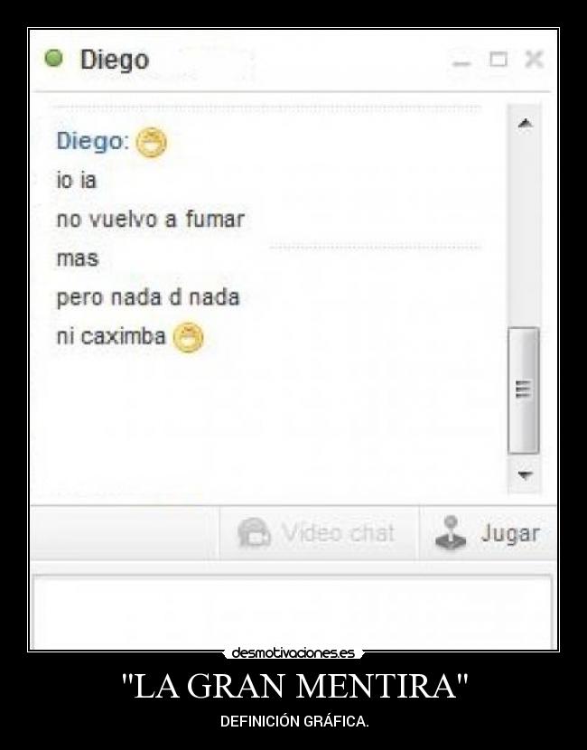 LA GRAN MENTIRA - DEFINICIÓN GRÁFICA.