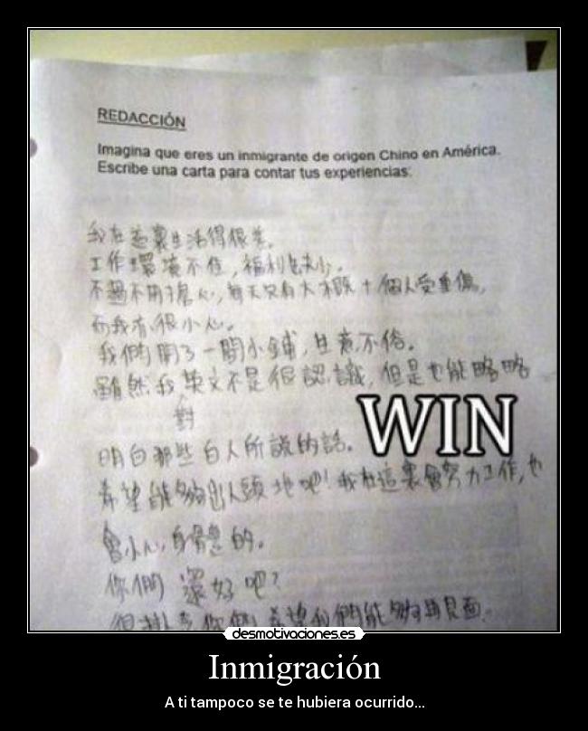 Inmigración -