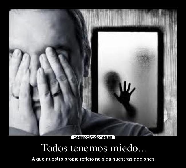 carteles miedo miedoespejo desmotivaciones