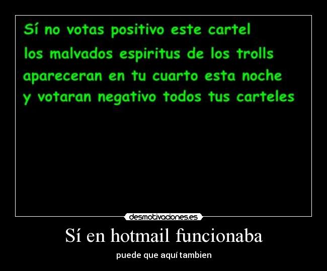 Sí en hotmail funcionaba -