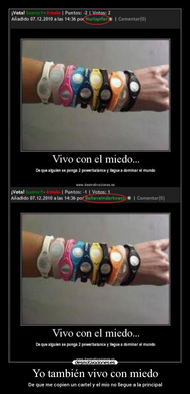 Yo también vivo con miedo - 