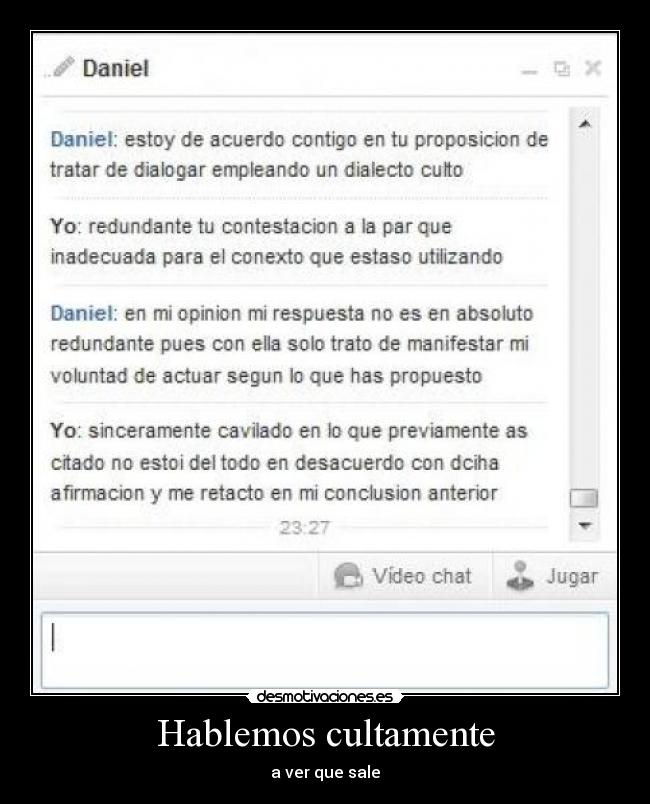 Hablemos cultamente -