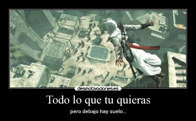 carteles assasins creed desmotivaciones