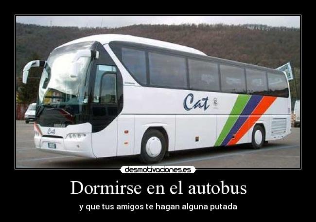 Dormirse en el autobus -