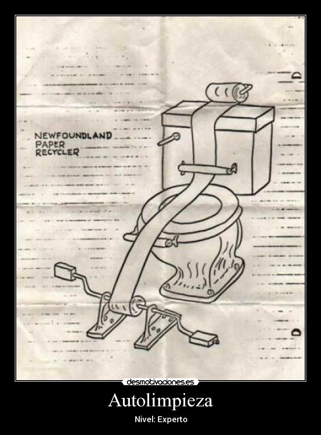 carteles autolimpieza culo nivel experto desmotivaciones