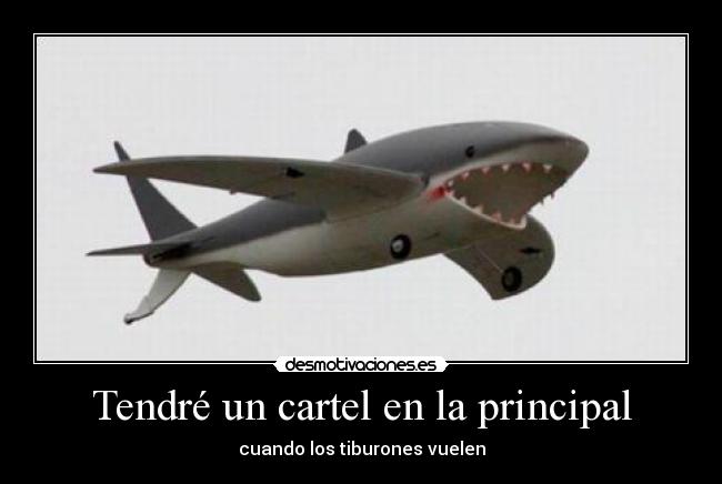 carteles tiburon avion desmotivaciones