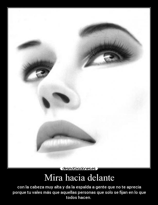 Mira hacia delante -