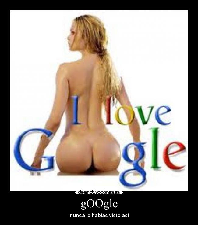 gOOgle - nunca lo habias visto asi