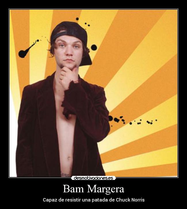 Bam Margera - Capaz de resistir una patada de Chuck Norris