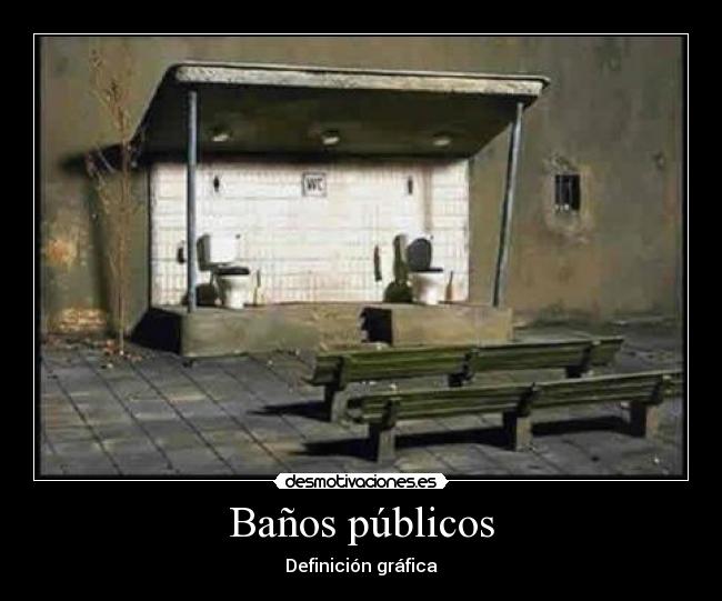 Baños públicos - Definición gráfica