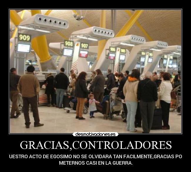 carteles controladores aereos egoistas desmotivaciones
