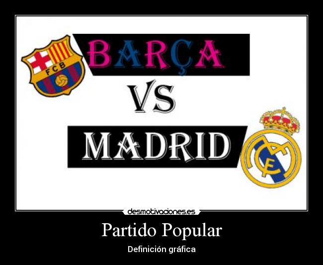 Partido Popular - Definición gráfica