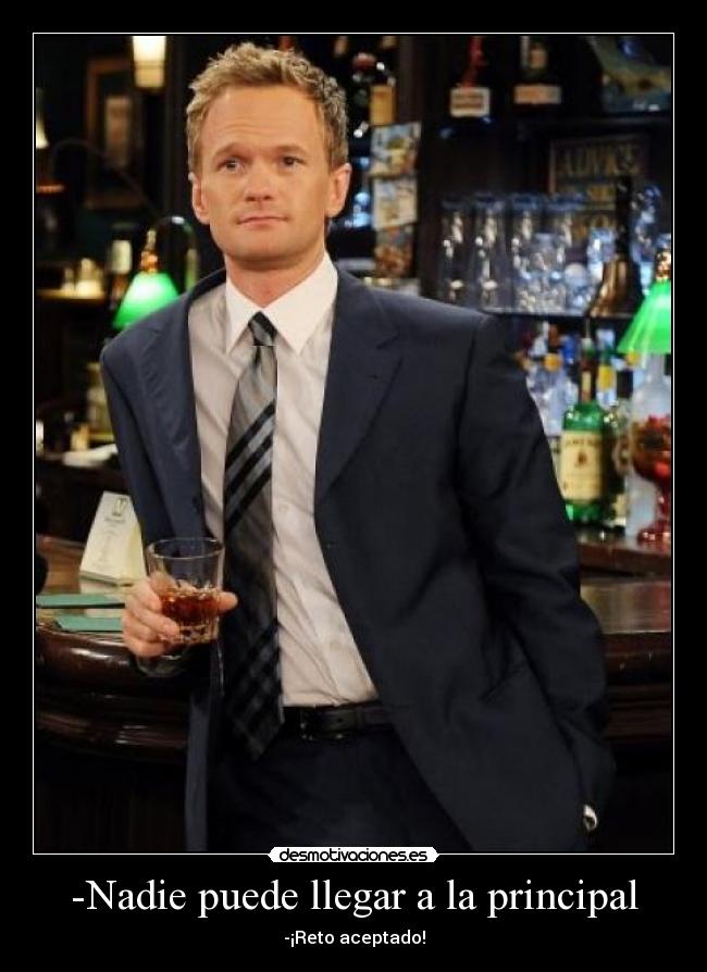 -Nadie puede llegar a la principal - 