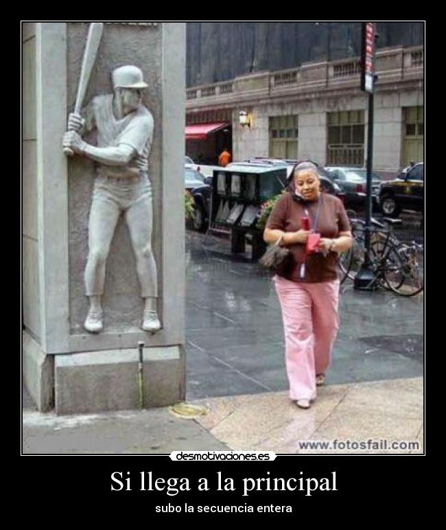 Si llega a la principal - subo la secuencia entera