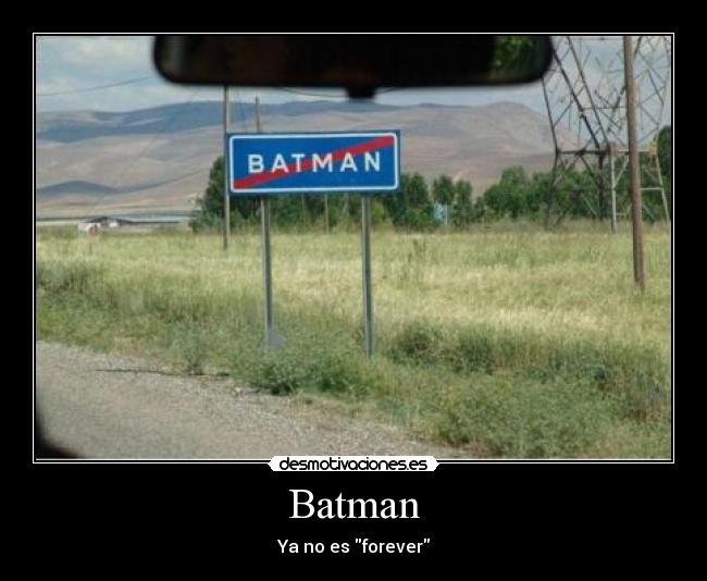 Batman - Ya no es forever