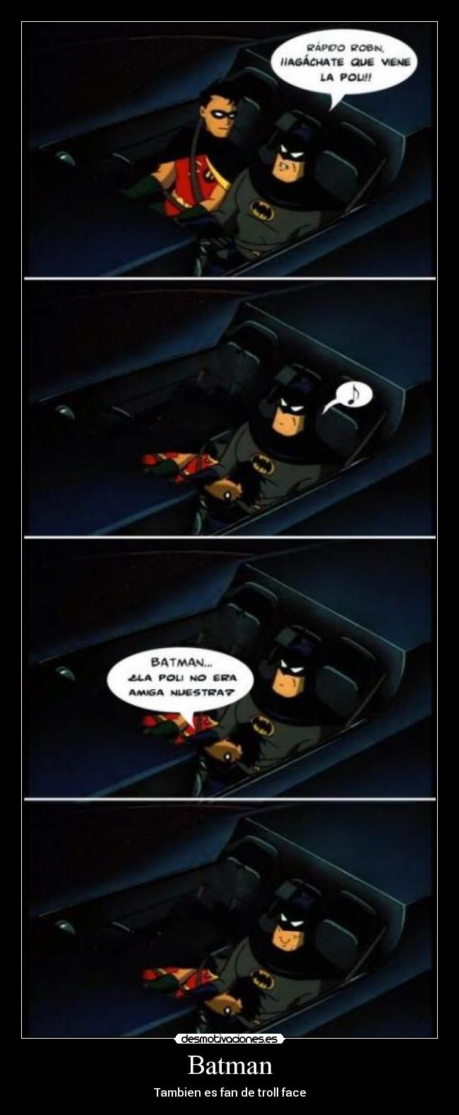 Batman - Tambien es fan de troll face