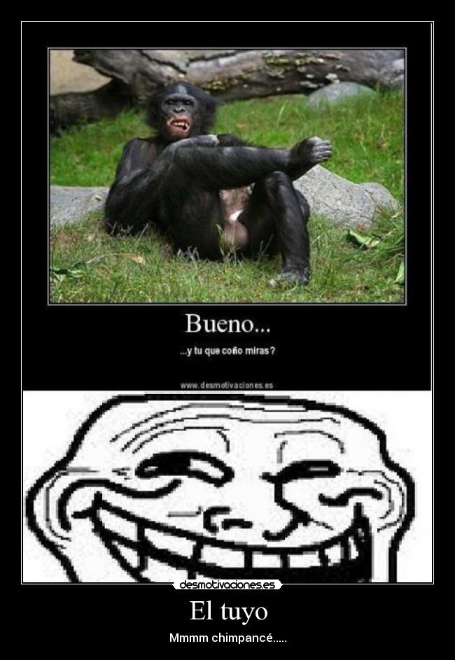 El tuyo - Mmmm chimpancé.....