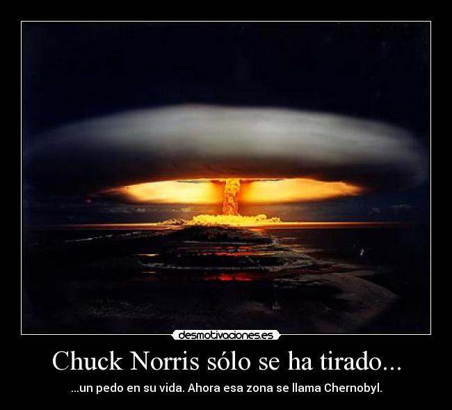 Chuck Norris sólo se ha tirado... - 