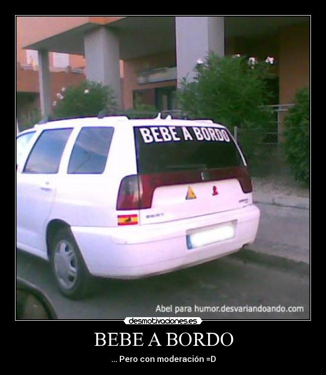 BEBE A BORDO -