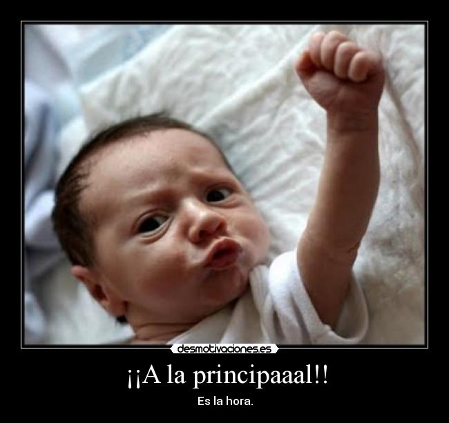 ¡¡A la principaaal!! - 